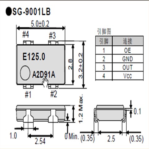 EPSON晶振,有源晶振,SG-9001LB晶振,日產(chǎn)晶振