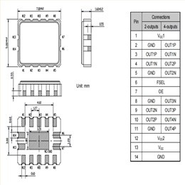 EPSON差分振蕩器,X1G0042810005,MG7050VAN有源晶振,6G路由器晶振