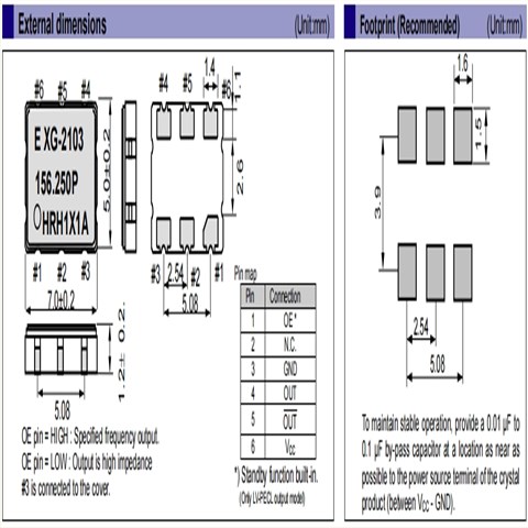 X1M0003210001,EPSON差分振蕩器,XG-2103CA無(wú)線路由器晶振