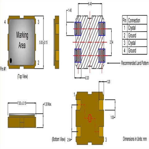 AE-131-A-2-4085-2-18-27M0000,7050mm,27MHZ,Anderson微處理器晶振
