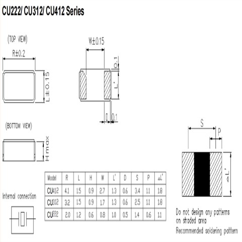 2012mm兩腳貼片晶振,CU222音叉晶體,納卡無源晶振,32.768KHZ時(shí)鐘晶振