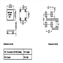 SMD100.3系列振蕩器,SMD100.3C(E/D)-45.000MHz,GED網(wǎng)絡(luò)晶振,7050mm