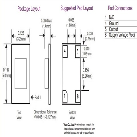 D53G-020.0M-T,5032mm,20MHz,ConnorWinfield溫補(bǔ)晶體振蕩器