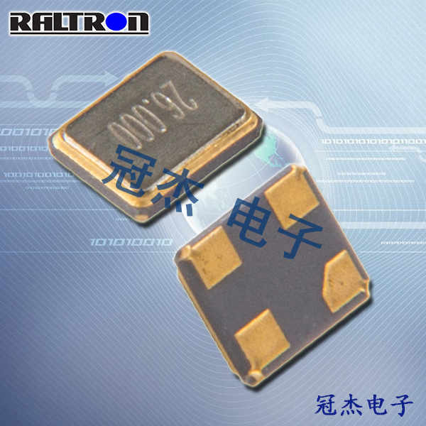 Raltron晶振,石英貼片晶振,R1612晶振