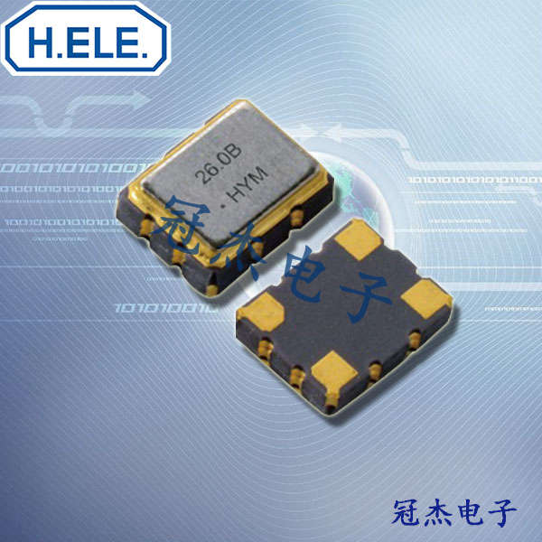 HELE晶振,3225溫補(bǔ)晶振,HSB321S晶振