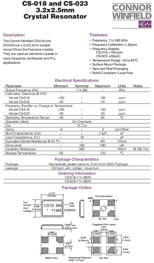 CS-018，CS-023